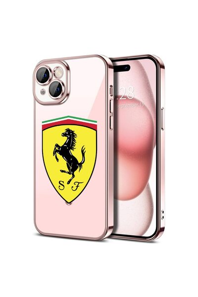 bestcase Husa Luxury MagSafe, Compatibila Apple iPhone 14, Ferrari, Ultra-Sof...