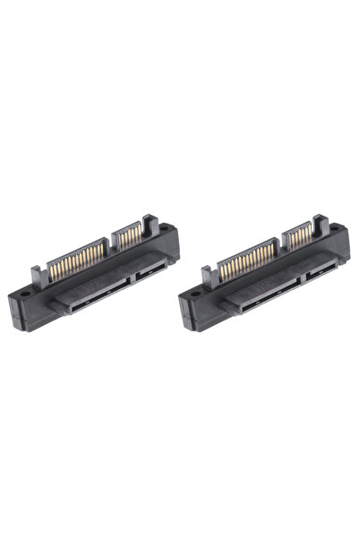 choice2 ALLOYSEED قطعتان من موصل SFF-8482 SATA 7+15 22Pin بزاوية 90 درجة يسار...