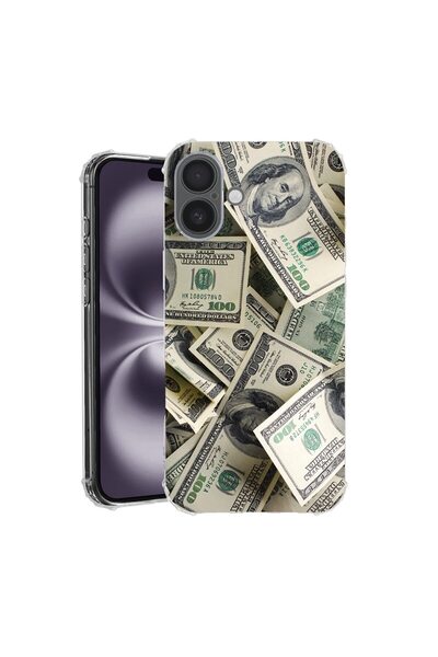 bestcase Husă pentru Apple iPhone 17 cu Design Money Pattern, Antișoc, Colțur...