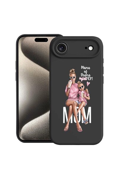 bestcase Θήκη για Apple iPhone 17 Air με Σχέδιο Girl Mom Mama of Drama, Σιλικ...