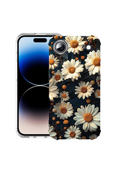 bestcase Husă pentru Apple iPhone 17 Air cu Design 3D Daisy, Antișoc, Colțuri...
