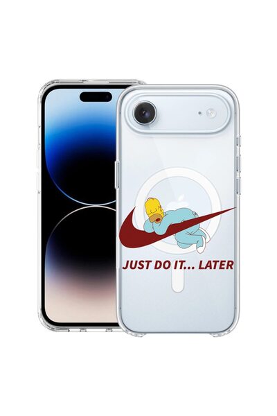 bestcase Husă pentru Apple iPhone 17 Air cu Design Just Do It Later, Mag Anti...