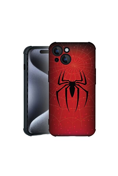 bestcase Husa TPU Pro Shock Compatibila cu Apple iPhone 15, cu Design Spider,...