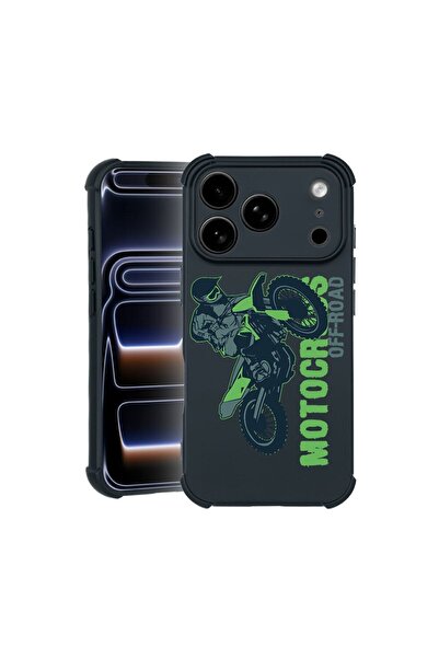 bestcase Husa TPU Pro Shock Compatibila cu Apple iPhone 17 Pro, cu Design Mot...