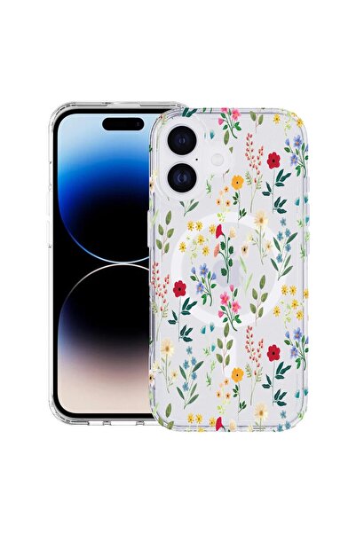 bestcase Husă pentru Apple iPhone 17 cu design Flori de primăvară, TPU anti-ș...