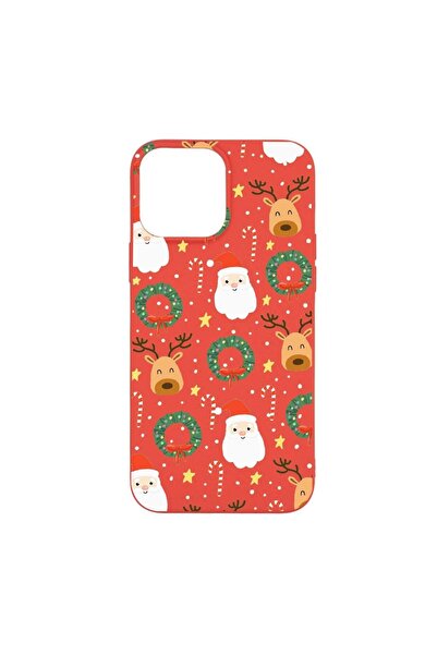 bestcase Husa Silicon, Compatibila Cu Apple iPhone 13 Pro Max, Happy Xmas, re...