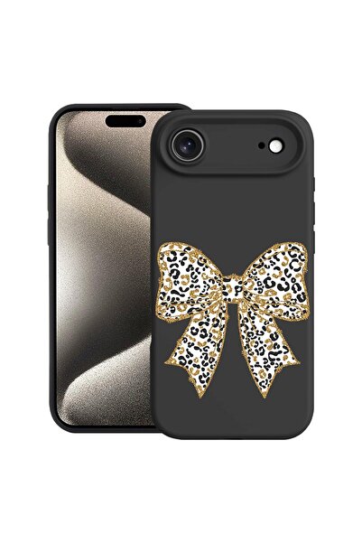bestcase Θήκη για Apple iPhone 17 Air με Σχέδιο Λεοπάρδαλης και Φιόγκο, Σιλικ...