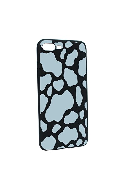 bestcase Θήκη σιλικόνης συμβατή με Apple iPhone 7 Plus / 8 Plus, Μπλε Αγελάδα...