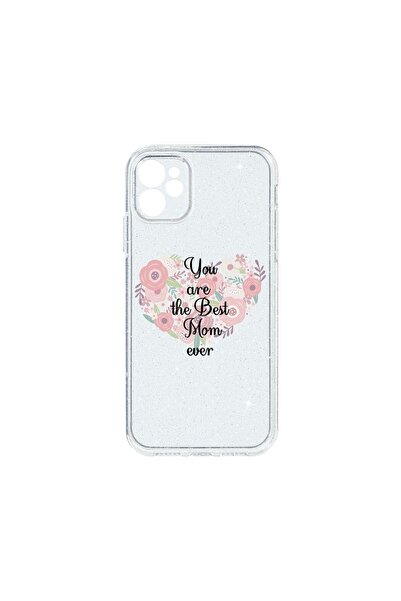 bestcase Husa Crystal Glitter 2MM, Compatibila Cu Apple iPhone 11, Best Mom E...
