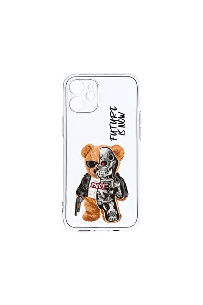 bestcase Θήκη Διαφανής Σιλικόνη 2MM, Συμβατή με Apple iPhone 11, Μισό Ρομπότ ...