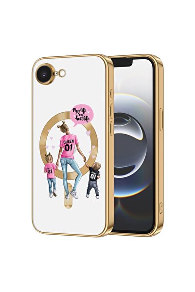 bestcase Πολυτελής Θήκη MagSafe, Συμβατή με Apple iPhone 16e, Μητέρα με Δύο Π...