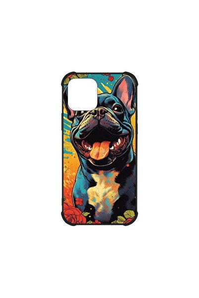 bestcase Husa MaxSafe Glassy, Συμβατό με Apple iPhone 12, Γαλλικό Μπουλντόγκ,...