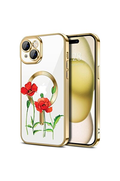 bestcase Πολυτελής Θήκη MagSafe, Συμβατή με Apple iPhone 15, Κόκκινο Mac red,...