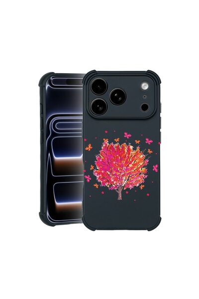 bestcase Θήκη TPU Pro Shock συμβατή με Apple iPhone 17 Pro, με σχέδιο δέντρου...