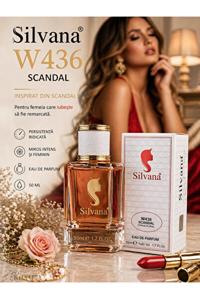 Silvana W436 Για Γυναίκες 50 ml – Άρωμα Σκάνδαλο, Γλυκό Σαγηνευτικό Άρωμα με ...