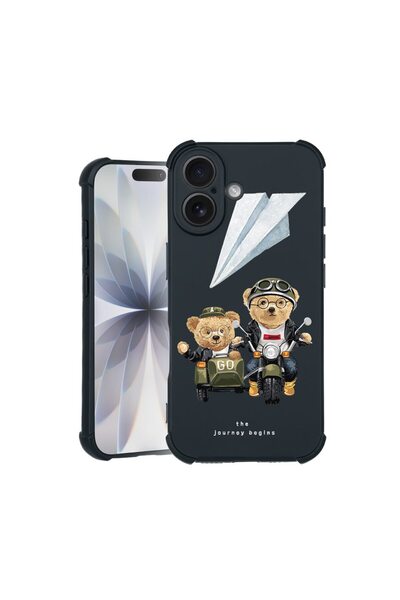 bestcase Θήκη TPU Pro Shock Συμβατή με Apple iPhone 14 Pro, με σχέδιο Teddy O...
