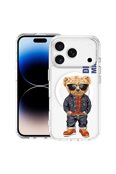 bestcase Θήκη για Apple iPhone 17 Pro Max με Σχέδιο Denim Master - Αρκουδάκι,...