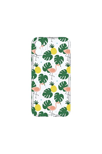 bestcase Διαφανής Θήκη Σιλικόνης 2MM, Συμβατή με Apple iPhone 12 Mini, Τροπικ...