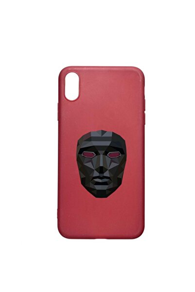 bestcase Θήκη σιλικόνης συμβατή με Apple iPhone XS Max, Squid Game - Μάσκα Άν...