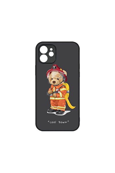 bestcase Husa Slim Glassy, Συμβατή με Apple iPhone 12, Cool Down Teddy Bear, ...