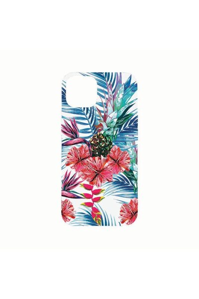 bestcase Husa Silicon, Compatibila Cu Apple iPhone 14, Bopical, Ananas, rezis...