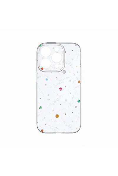 bestcase Калъф, съвместим с Apple iPhone 14 Pro Max, Вселена, Планети, Устойч...