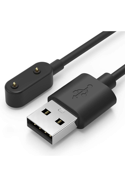 Choice كابل شحن USB أسود لساعة فيت 3 2 1/باند 10/9/8/7/6، كابل شحن مغناطيسي م...