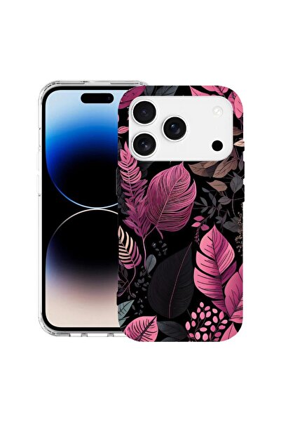 bestcase Husă pentru Apple iPhone 17 Pro cu Design Rose Feathers, Mag Anti Sh...