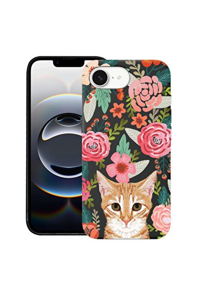 bestcase Θήκη για Apple iPhone 16e, Premium Λεπτή Σιλικόνη 1.2MM, Γάτα και Λο...