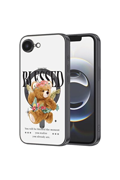 bestcase Πολυτελής Θήκη MagSafe, Συμβατή με Apple iPhone 16e, Αρκουδάκι - Ευλ...