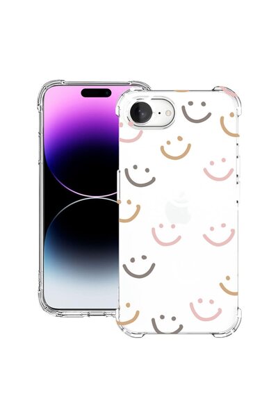 bestcase Husa pentru Apple iPhone 16e, Anti Shock 1.5MM, Smile Please, Protec...