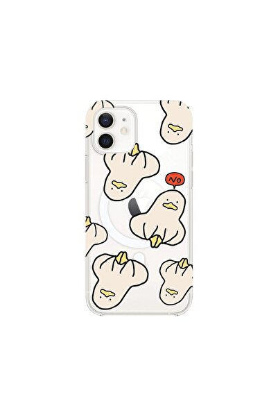 bestcase Αντικραδασμική Θήκη MagSafe, Συμβατή με Apple iPhone 12, Σχέδιο Πάπι...