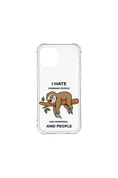 bestcase Husa Αντικραδασμική 1.5MM, συμβατή με Apple iPhone 12 Mini, I Hate M...