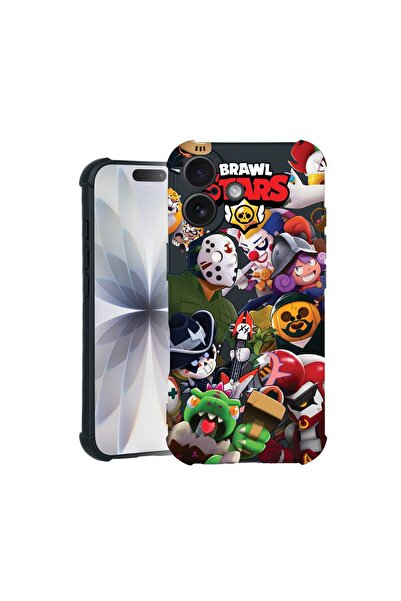 bestcase Θήκη TPU Pro Shock συμβατή με Apple iPhone 15 Pro, με σχέδιο Brawl S...