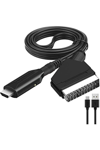 Choice محول فيكيفون من سكارت إلى إتش دي 1080 بكسل، محول فيديو وصوت متوافق مع ...