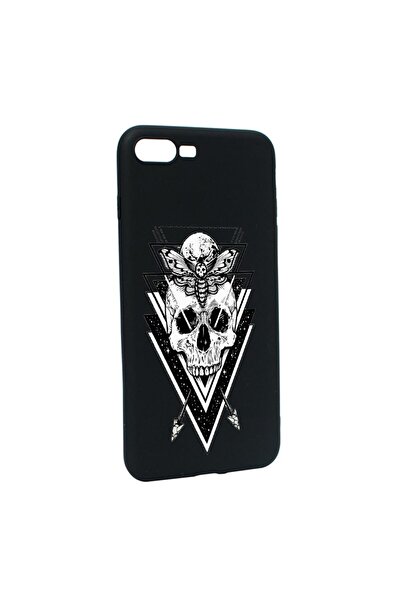 bestcase Husa Silicon Compatibila Cu Apple iPhone 7 Plus / 8 Plus, Skull, rez...