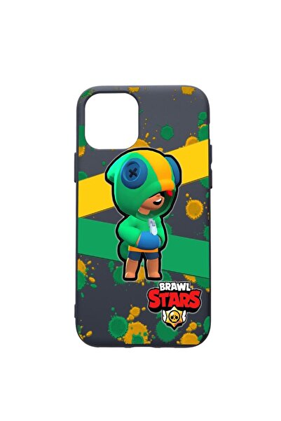 bestcase Θήκη Σιλικόνης Premium Συμβατή με Apple iPhone 12, Brawl Stars Leon,...