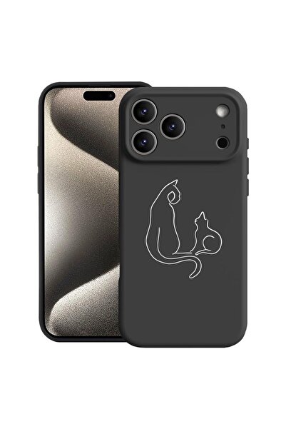 bestcase Husă pentru Apple iPhone 17 Pro Max cu Design Abstract Cat, Silicon ...