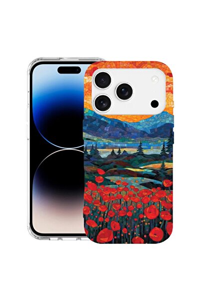 bestcase Husa pentru Apple iPhone 17 Pro Max cu Design Poppies in Sunset, Mag...