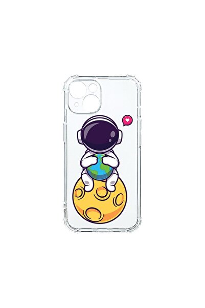 bestcase Husa Anti Shock 1.5MM, Compatibila Cu Apple iPhone 14, Cute Astronau...