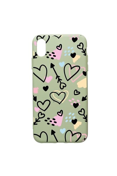 bestcase Θήκη Σιλικόνης Premium Συμβατή με Apple iPhone XS Max, με σχέδιο Σύμ...