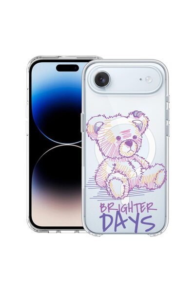bestcase Husă pentru Apple iPhone 17 Air cu Design Ursuleț de pluș Brighter D...