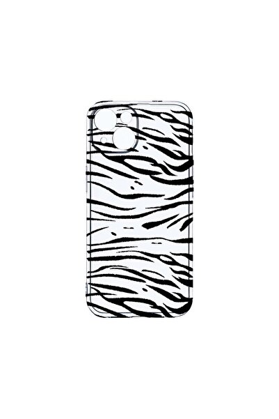 bestcase Husa Clear Silicon 2MM, Compatibila Cu Apple iPhone 14, Zebra, Antis...