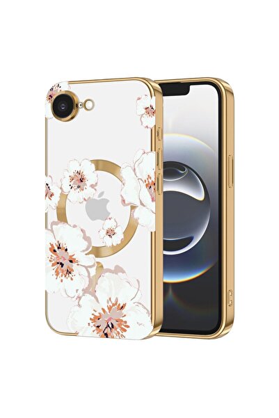 bestcase Πολυτελής Θήκη MagSafe, Συμβατή με Apple iPhone 16e, Παστέλ Λουλούδι...