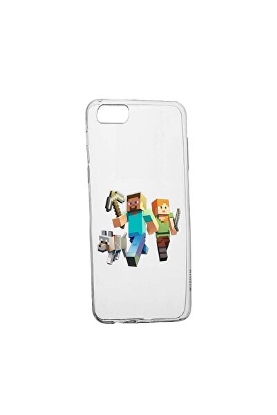 bestcase Husa Minecraft, pentru Apple iPhone 7 Plus / 8 Plus, rezistenta la u...
