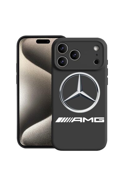 bestcase Husă pentru Apple iPhone 17 Pro cu design Mercedes-Benz AMG, Silicon...