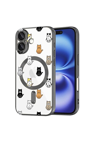 bestcase Πολυτελής Θήκη MagSafe, Συμβατή με Apple iPhone 16, Σχέδιο  "Παιχνιδ...