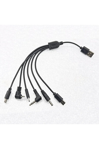 Choice USB to 6 in 1 20cm Multi Charging Cable 5V USB A C to Type-C/Micro/Min...