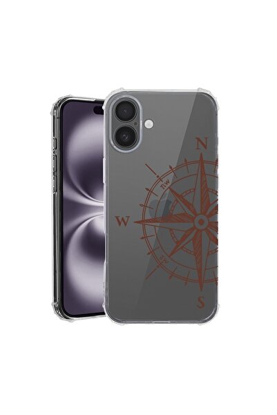 bestcase Husa pentru Apple iPhone 16, Anti Shock 1.5MM, Compass, Rezistenta L...
