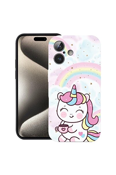 bestcase Husă pentru Apple iPhone 17 cu Design Micuț Unicorn, Silicon Premium...
